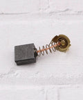 Two Pack Motor Carbon Brushes 1313113 Top Notch Replacement For Delta And Porter Cable Power Tools, graphite pad with spring connector.