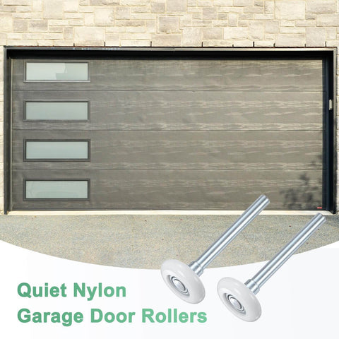 10 Pack Nylon Garage Door Rollers With Quiet 1.8 Inch Wheels And 4.3 Inch 109 Mm Stems next to residential overhead door