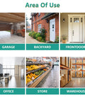 Area of use for Two Pack Fake Security Camera Dome With LED Light Realistic Dummy CCTV Look, including garage, backyard, office, store, warehouse.