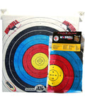Youth Field Point Bag Archery Target Replacement Cover White Weatherproof Quick Install No Fuss Swap Cover Only For Easy Target Maintenance Model 109RC Compatible And Ready To Use, displaying a colorful archery target with clear rings.