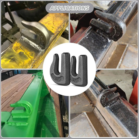 Heavy Duty 3/8 Inch Weld On Chain Hooks G70 Rated Grab Hooks For Chain Pulling and Lifting on Various Equipment