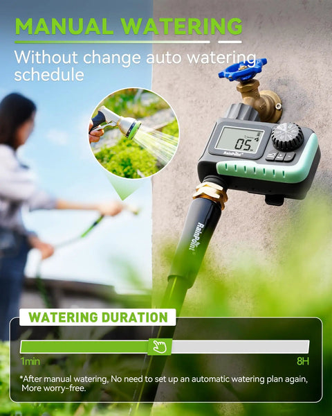 Smart Hose Sprinkler Timer That Makes Watering A Breeze With Rain Delay And Manual Auto Modes Fully Programmable Digital Irrigation