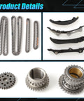 Detailed view of Beefed-Up Timing Chain Kit for 3.6L V6 Engines Fit 2016-2024 Chrysler Pacifica Voyager Dodge Durango Jeep Gladiator