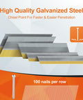 15 Gauge DA Angled Finish Nails 34 Degree Multi Size Pack Galvanized 1200 Nails For Pneumatic Or Electric Angled Finish Nailer