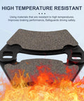 Front And Rear Brake Pads Fit Ranger 500 570 700 800 900 XP And RZR 800 900 XP Crew Diesel EFI Sportsman ACE 2008 2020 heat resistant