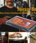 10 Pc Micro Metric Tap Set With Wrench M1 To M3.5 Tiny Thread Taps in a Beefy Storage Box for DIY Model Making