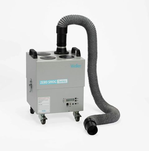 ZeroSmog 4V Fume Extraction Unit Kit With Funnel Nozzle For Wider Coverage On The Bench Energy Efficient Air Purifier That Cleans Air