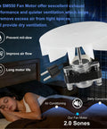 Universal Bathroom Exhaust Fan Motor Replacement Kit SM550 For 50 CFM 120V 3000 RPM with blower wheel, quiet operation
