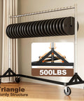 Heavy Duty Rolling Garment Rack With 500LBS Capacity Adjustable Chrome Clothes Rack On Wheels Portable Z Base