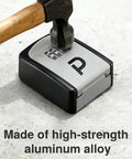 Outdoor Key Lock Box With Weatherproof Combination Lock showing durability under hammer impact