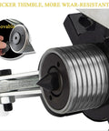Close-up of the movable thimble on the Heavy Duty Hydraulic Bearing Puller With Three Jaw Gear Extractor and Fast Pump.