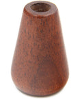 Wooden Palm Saver Ramrod Handle For Muzzleloaders, Easy Load Grip, conical shape, solid wood, close-up view