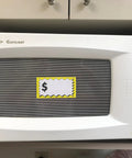 Large Item Pricing Labels 75 Count With Writable Space 4 By 2.25 Inches Yellow And White Peel And Stick For Garage Sale Furniture And Other Big Items A Must Have For Deal Hunters used on microwave.