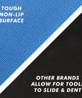 Blue Non Slip Foam Rubber Drawer Liner For Tool Boxes And Drawers, Easy Cut With Textured Grip To Protect Tools