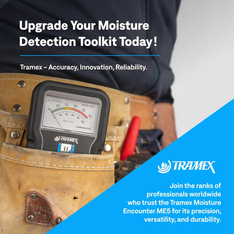 Pinless Moisture Meter For Wood, Drywall And Building Materials With Dual Depth Readings, Non Destructive Measure, Large Analog Display And Optional Moisture Alarm Tone For Quick, Reliable Checks on belt
