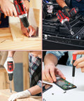 All In One Home Tool Kit With 12V Cordless Drill And Magnetic Bits 138 Piece Set For DIY Repairs And Furniture Assembly