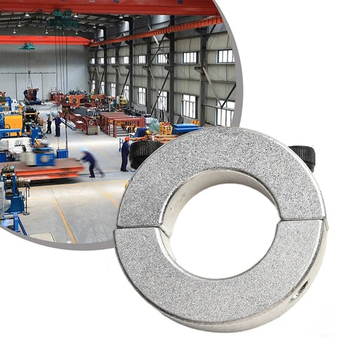 Ultra 25mm Double Split Shaft Collar Clamp Kit Built Rock Solid With Premium Aluminum Alloy Featuring M6 Screws For Accurate Shaft Positioning Reliable Spacers For Gears And Pulleys Hold Tight Without Slippage Heavy Industrial Use Always, 25mm split shaft collar