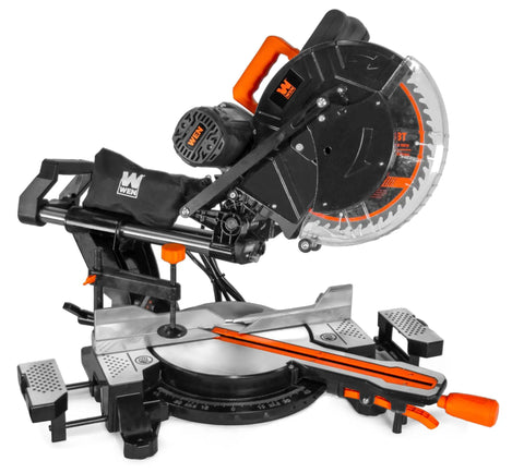 15 Amp 12 Inch Dual Bevel Sliding Compound Miter Saw With Laser And Carbide Blade Built For Pros And Weekend DIYers