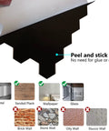Metal Peel And Stick Backsplash Tiles 10 Sheets Aluminum Hexagon Mosaic Sticker for Kitchen Walls Frosted 3D Texture Dark Blue easy to apply
