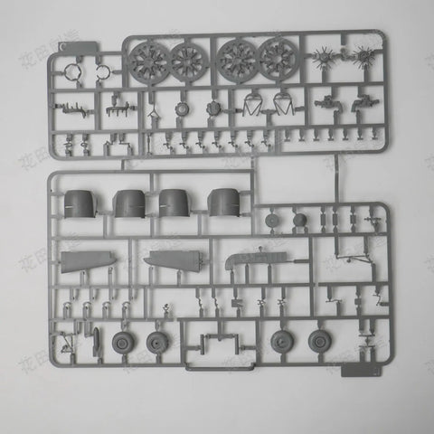 1 48 Scale Henschel Hs 129 B3 Model Kit With Ultra Detailed Interior And Clear Parts Bonus Set components sprue