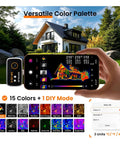 Turn Your Smartphone Into A 192x192 Thermal Imager With USB C Plug And Play For Android And iPhone, thermal view of a house.