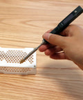 Using the Heat Set Insert Tool Kit With Brass Knurled Nut Adapters For Pine64 TS100 TS101 936 Soldering Iron on 3D printed part