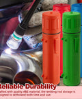 4 Pack Welding Rod Storage Tubes 14 Inch Electrode Holder Containers Red Blue Green Orange next to welding process.