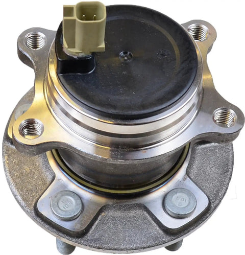 Top view of Wheel Hub Bearing Assembly BR930933 for Ford 2012 to 2018 plug and play aftermarket replacement kit with connector visible.