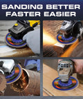 4.5 Inch Flap Discs For Angle Grinder 60 Grit T29 High Density Zirconia Grinding Wheel And Sanding Disc For Metal Wood