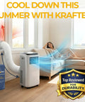 Heavy Duty Portable AC Exhaust Hose That Delivers No Fuss Cooling With 5.9 Inch Diameter Anti Clockwise Thread And Up To 80 Inch Length Universal Fit For LG Delonghi And More Flexible Polypropylene Vent Connector in living room setup