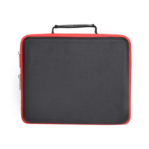 Beefy Rugged Hard Storage Case For Craftsman V20 Cordless Drill Kit Replacement Case Only, black EVA shell with a red border