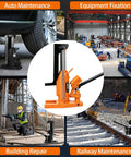 Koerzore 2.5 Ton Toe Jack And 5 Ton Top Hydraulic Floor Jack heavy duty bottle lift tool for auto maintenance.