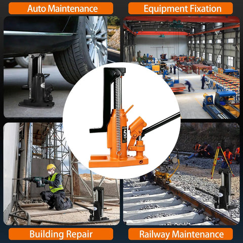 Koerzore 2.5 Ton Toe Jack And 5 Ton Top Hydraulic Floor Jack heavy duty bottle lift tool for auto maintenance.