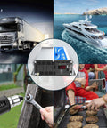 1600 Watt Power Inverter Modified Wave Workhorse DC 12 Volt To AC 120 Volt with remote, used in truck, boat, camping, and home.