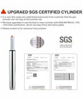 Upgraded SGS certified cylinder for rolling stool with back support and footrest ring, adjustable heavy duty stool with wheels.