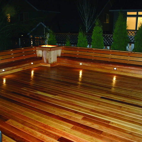 Deck made with Dekmate Deck Bench Bracket Sand Finish For 2x4 And 2x6 Posts And Joists Made From Durable Structural Resin
