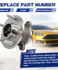 Rear Wheel Hub Bearing Assembly For Focus 2012-2018 With VKBA6789 512466 BV612C299AAC Durable Roller Bearing Hub Replacement