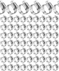 Bulk 300 Piece Stainless Steel Hose Clamp Assortment Kit With Worm Gear Clamps For Automotive Repairs And Plumbing Fixes Size Range 1/2 To 3/4 Inch Perfect DIY Vibe, stainless steel worm gear hose clamps