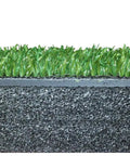 Closeup of Three By Five Foot Golf Mat For Indoor Simulator Sensor With One And Three Eighths Inch Thick Turf and Foam layer