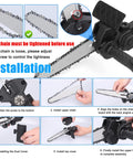Installation guide for Straight Up Best Electric Chainsaw Attachment Modifies Standard Drills Into A Badass 6 Inch Power Cutter.
