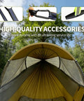 3 In 1 Camping Hammock Tent With Mosquito Net And Rainfly featuring high-quality accessories in a wooded area