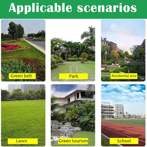 Applicable scenarios for 20 Inch Lawn Manhole Cover Set 4 Piece Resin Concealed Inspection Covers including park, lawn, residential area.