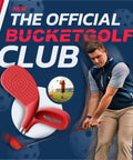 Man using Backyard Golf Club With Oversized Head For Easy Swings, Hit Plastic Or Foam Balls In Grass, Parks, And Yards, Right Handed Adult 13 Plus, Durable Steel Shaft And Dense Plastic Head For Durable Practice And Fun.
