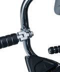 Large ISO Pegs With Mounts And Magnum Quick Clamps For One And A Quarter Inch Engine Guards Or Tubing Chrome Finish