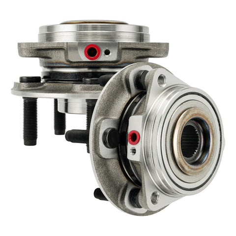 Front Wheel Bearing Hub Assembly For Jeep Wrangler 2018 Through 2023 And Gladiator 2020 Through 2023 5 Lug 2 Piece Set