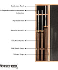 Badass 3 Piece HSS Bowl Gouge Set For Wood Turning Lathe Tools Pre Sharpened Heavy Duty High Speed Steel Chisels with teak handles