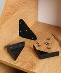 Built Tough Heavy Duty Metal Corner Brackets Triangle Shelf Supports 10 Pack For Bed And Cabinet Cold Rolled Steel Seamless Fitment