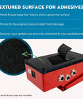 Bottom Plate Protective Cover For Compact Guitar Effects Pedals 3 Pack easy install with textured Velcro-friendly surface