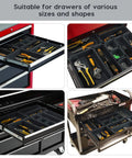 40 Pack Anti Slip Tool Box Organizer Kit With 72 Non Slip Pads arranged in tool drawers showing neat tool storage