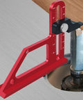 0 To 60mm Height Gauge For Woodworking 45 Degree Precision CNC Machined Depth Tool With Anodized Aluminum Scale in use